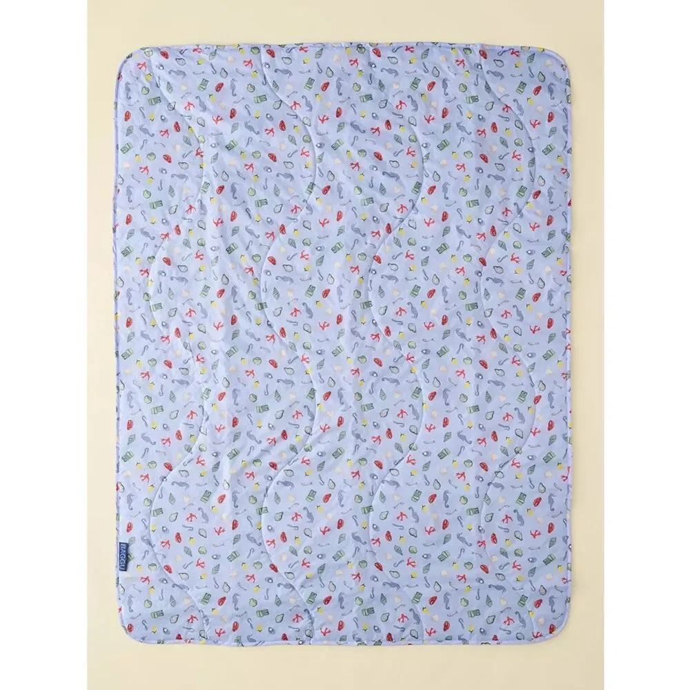 New Urban Outfitters BAGGU Sea Charms Puffy Picnic Blanket